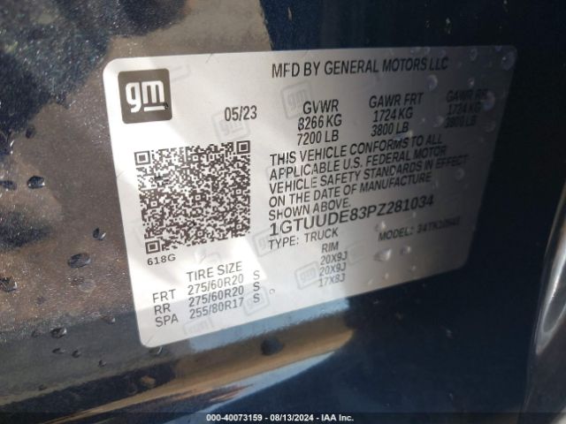 Photo 8 VIN: 1GTUUDE83PZ281034 - GMC SIERRA 