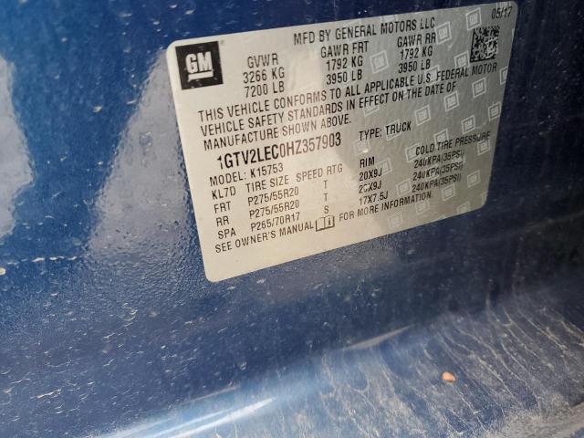 Photo 11 VIN: 1GTV2LEC0HZ357903 - GMC SIERRA 