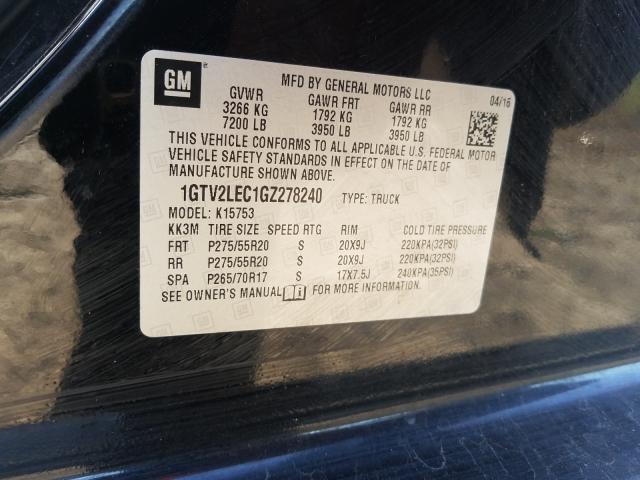 Photo 9 VIN: 1GTV2LEC1GZ278240 - GMC SIERRA K15 