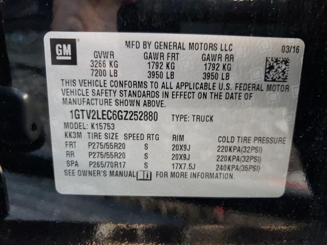 Photo 9 VIN: 1GTV2LEC6GZ252880 - GMC SIERRA K15 