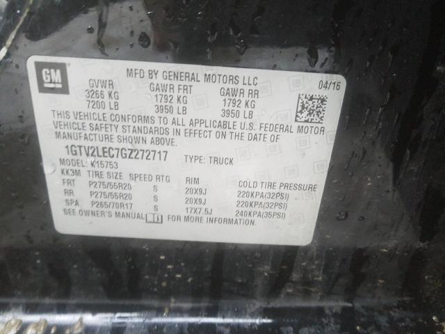 Photo 9 VIN: 1GTV2LEC7GZ272717 - GMC SIERRA K15 