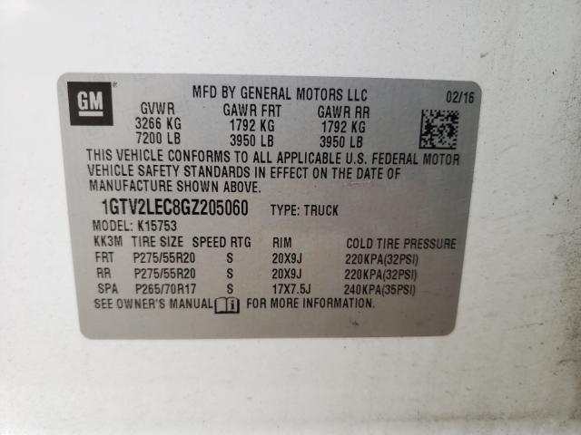 Photo 9 VIN: 1GTV2LEC8GZ205060 - GMC SIERRA K15 