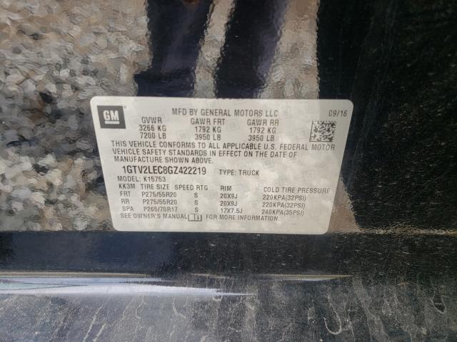 Photo 9 VIN: 1GTV2LEC8GZ422219 - GMC SIERRA K15 