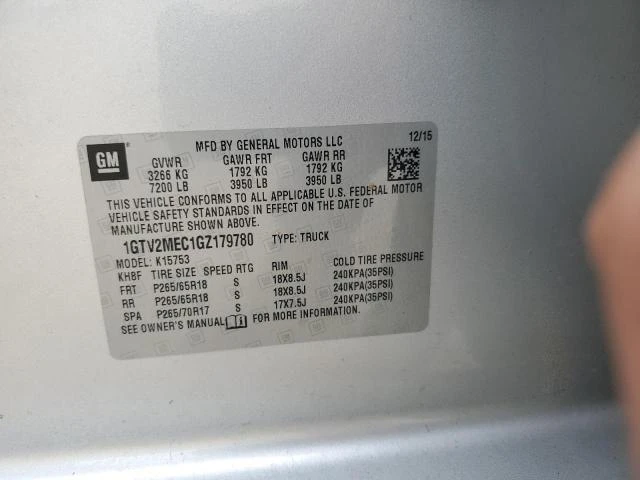 Photo 11 VIN: 1GTV2MEC1GZ179780 - GMC SIERRA K15 