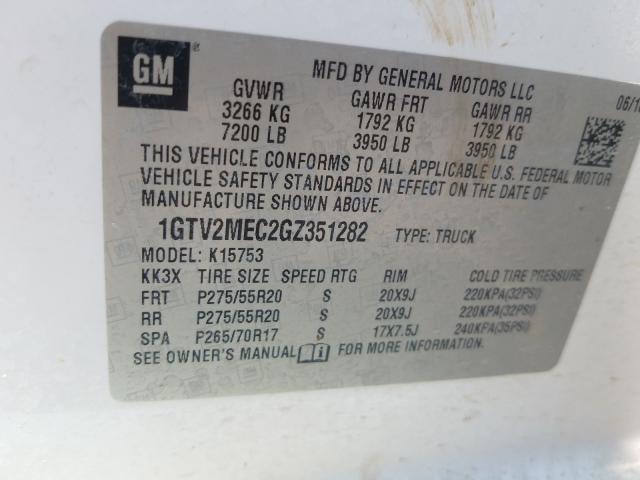 Photo 9 VIN: 1GTV2MEC2GZ351282 - GMC SIERRA K15 