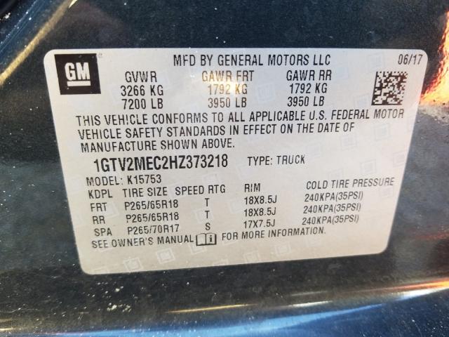 Photo 9 VIN: 1GTV2MEC2HZ373218 - GMC SIERRA K15 