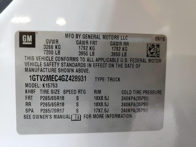 Photo 9 VIN: 1GTV2MEC4GZ428931 - GMC SIERRA K15 