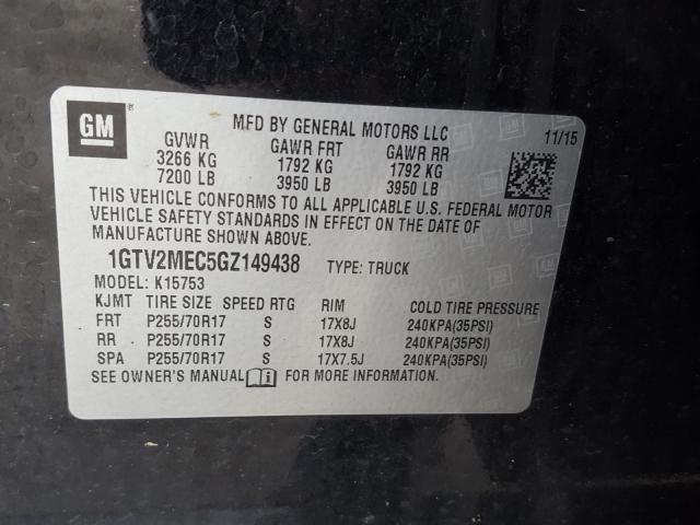 Photo 9 VIN: 1GTV2MEC5GZ149438 - GMC SIERRA K15 