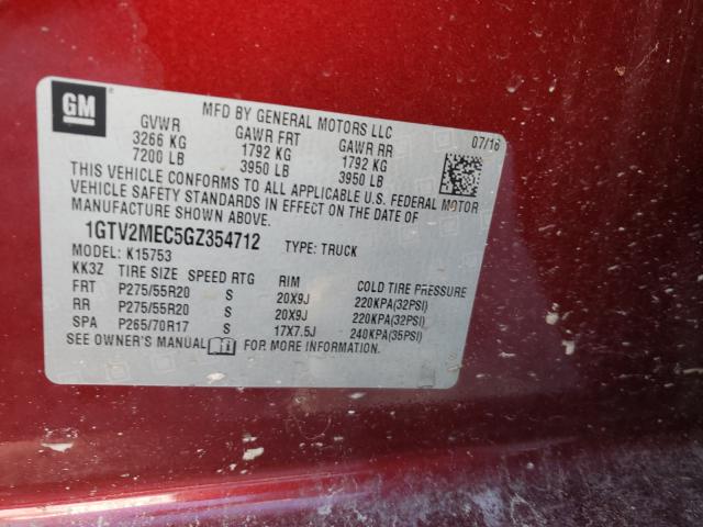 Photo 9 VIN: 1GTV2MEC5GZ354712 - GMC SIERRA K15 