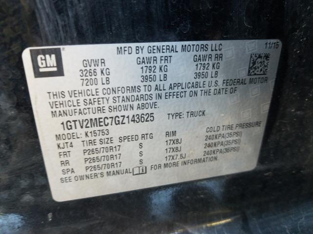 Photo 9 VIN: 1GTV2MEC7GZ143625 - GMC SIERRA K15 