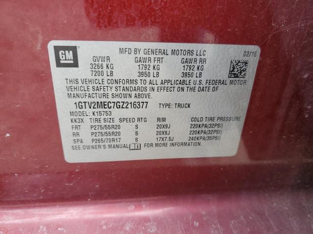 Photo 11 VIN: 1GTV2MEC7GZ216377 - GMC SIERRA 