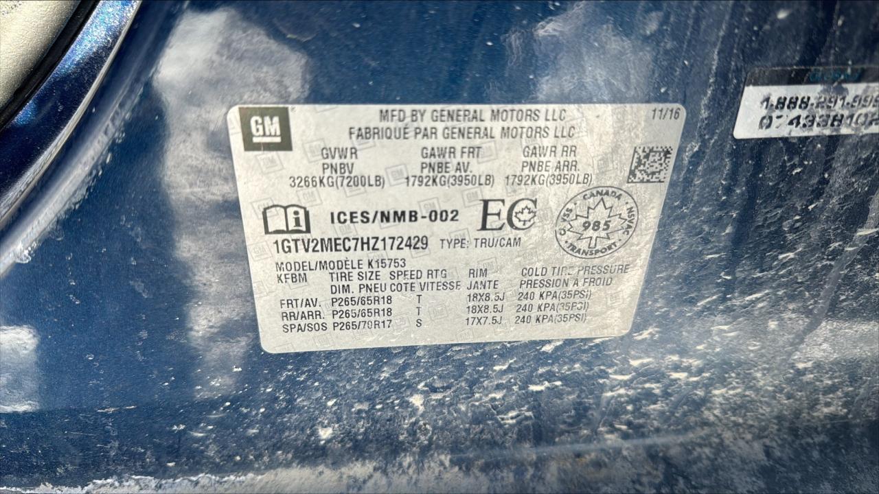 Photo 11 VIN: 1GTV2MEC7HZ172429 - GMC SIERRA 