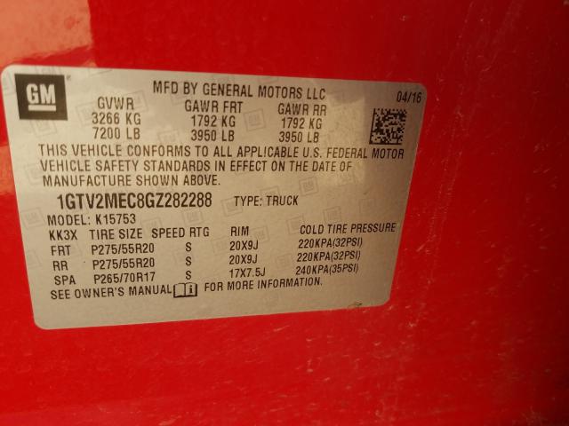 Photo 9 VIN: 1GTV2MEC8GZ282288 - GMC SIERRA K15 