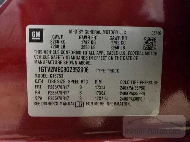 Photo 11 VIN: 1GTV2MEC8GZ352906 - GMC SIERRA 