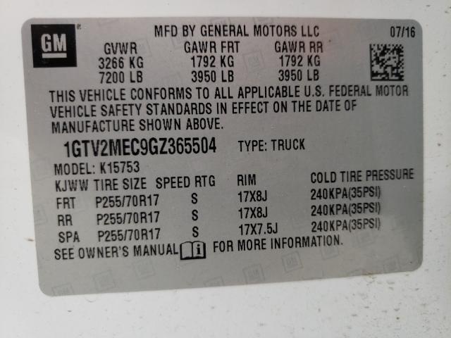 Photo 9 VIN: 1GTV2MEC9GZ365504 - GMC SIERRA K15 