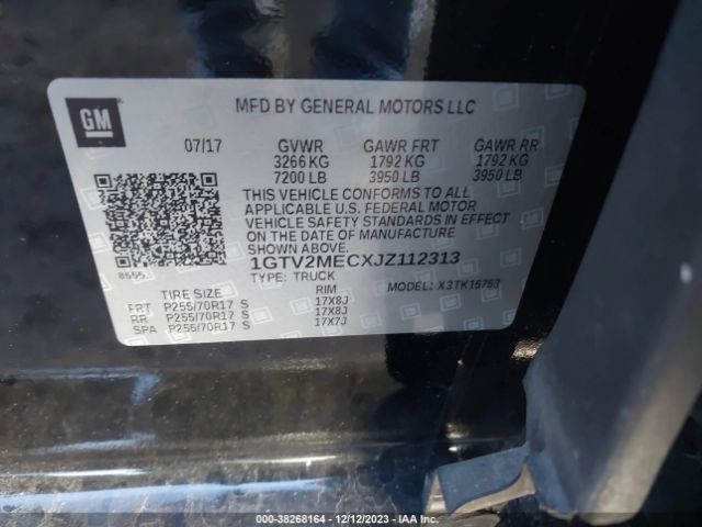 Photo 8 VIN: 1GTV2MECXJZ112313 - GMC SIERRA 1500 