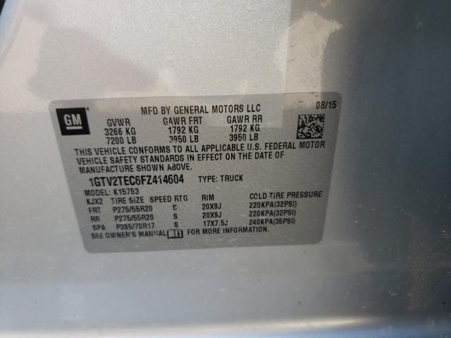 Photo 9 VIN: 1GTV2TEC6FZ414604 - GMC SIERRA K15 