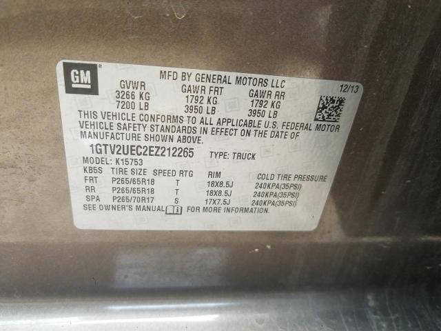 Photo 11 VIN: 1GTV2UEC2EZ212265 - GMC SIERRA K15 