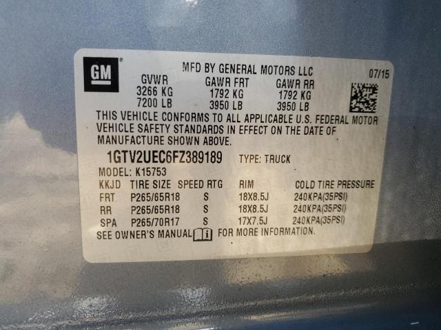 Photo 11 VIN: 1GTV2UEC6FZ389189 - GMC SIERRA K15 