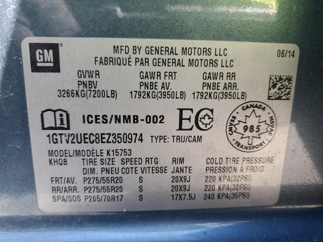 Photo 11 VIN: 1GTV2UEC8EZ350974 - GMC SIERRA 