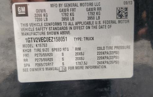 Photo 9 VIN: 1GTV2VEC0EZ158051 - GMC SIERRA K15 