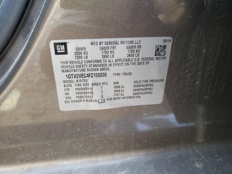 Photo 9 VIN: 1GTV2VEC4FZ150200 - GMC SIERRA K15 