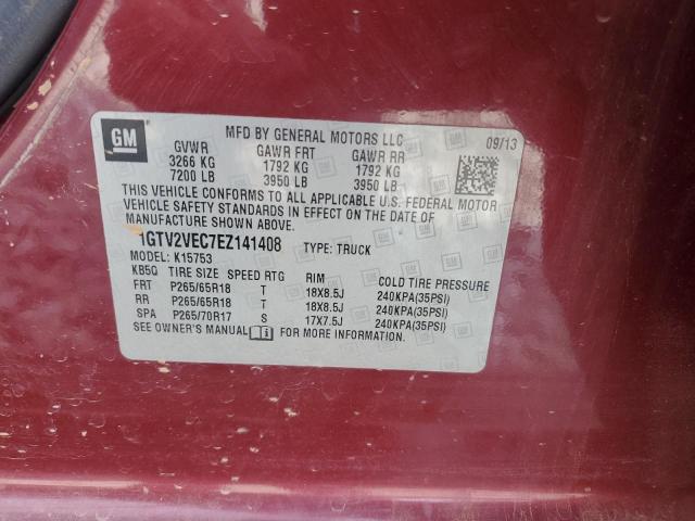 Photo 11 VIN: 1GTV2VEC7EZ141408 - GMC SIERRA K15 