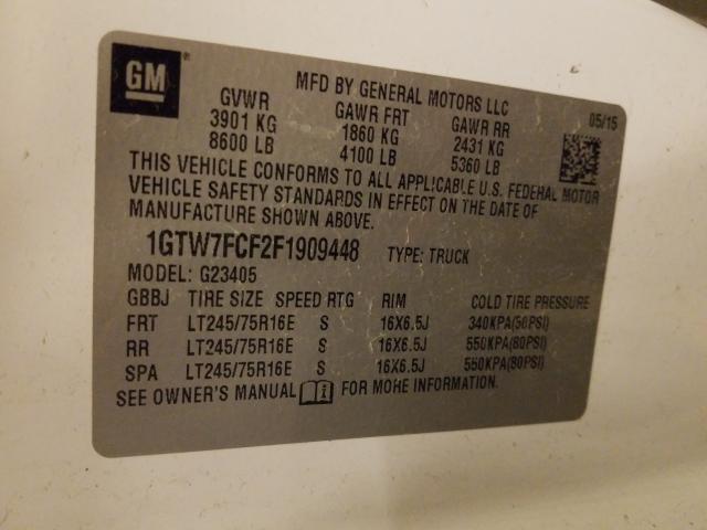 Photo 9 VIN: 1GTW7FCF2F1909448 - GMC SAVANA G25 