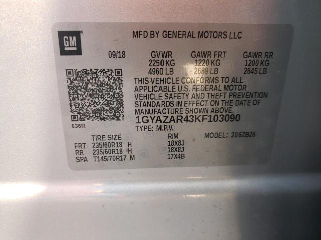 Photo 12 VIN: 1GYAZAR43KF103090 - CADILLAC XT4 