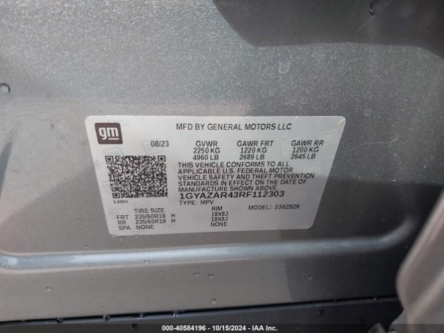 Photo 8 VIN: 1GYAZAR43RF112303 - CADILLAC XT4 