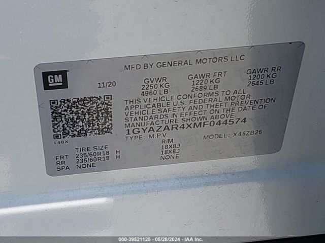 Photo 8 VIN: 1GYAZAR4XMF044574 - CADILLAC XT4 