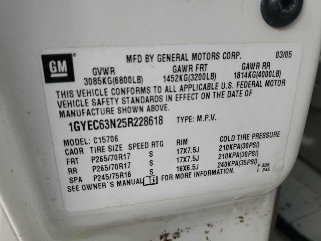 Photo 13 VIN: 1GYEC63N25R228618 - CADILLAC ESCALADE L 