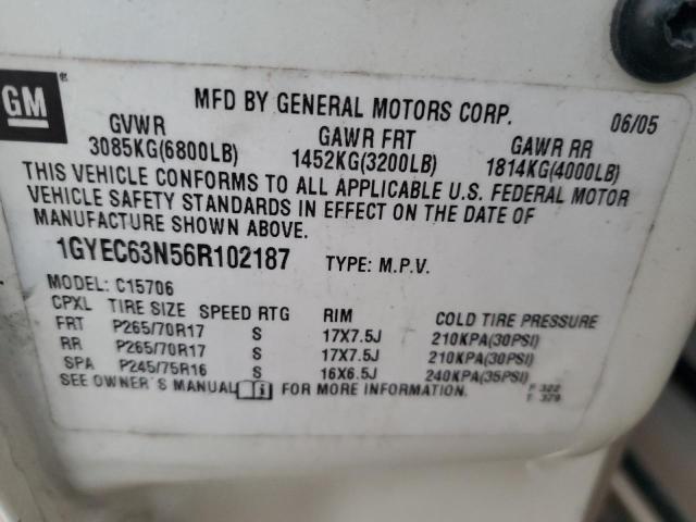 Photo 12 VIN: 1GYEC63N56R102187 - CADILLAC ESCALADE L 