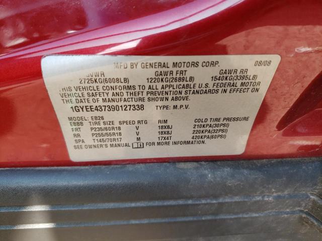 Photo 12 VIN: 1GYEE437390127338 - CADILLAC SRX 