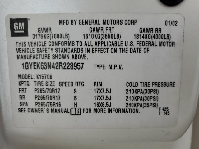 Photo 11 VIN: 1GYEK63N42R228957 - CADILLAC ESCALADE 