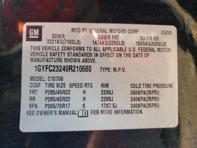 Photo 12 VIN: 1GYFC23249R210680 - CADILLAC ESCALADE 