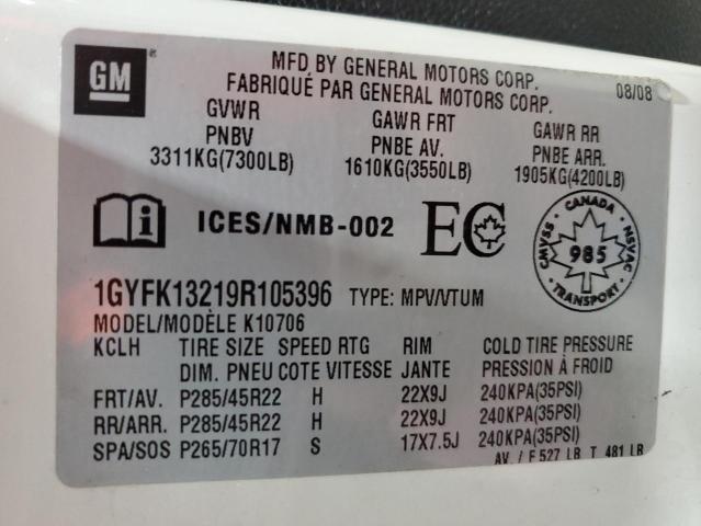 Photo 12 VIN: 1GYFK13219R105396 - CADILLAC ESCALADE 