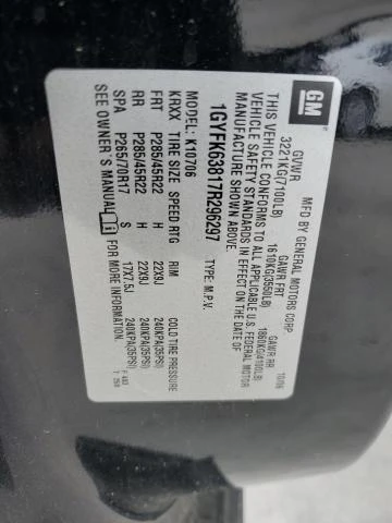 Photo 12 VIN: 1GYFK63817R296297 - CADILLAC ESCALADE L 