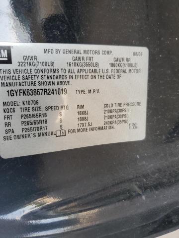 Photo 11 VIN: 1GYFK63867R241019 - CADILLAC ESCALADE 