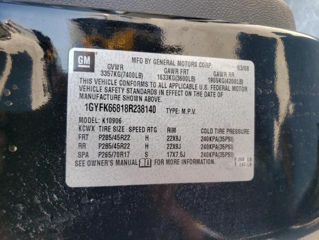 Photo 12 VIN: 1GYFK66818R238140 - CADILLAC ESCALADE 