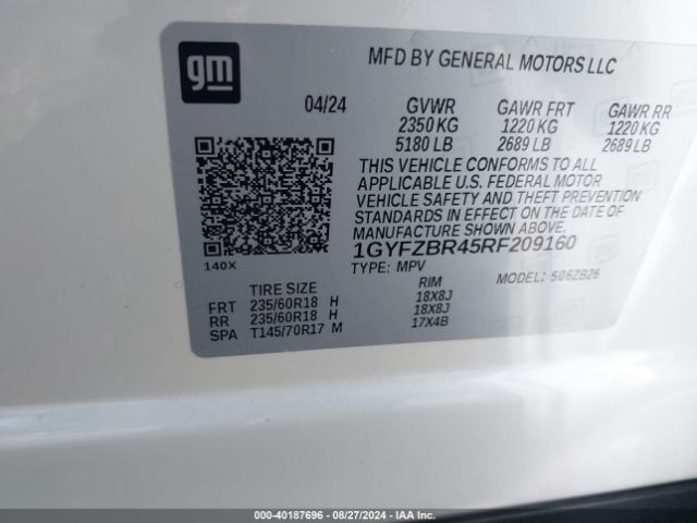 Photo 8 VIN: 1GYFZBR45RF209160 - CADILLAC XT4 