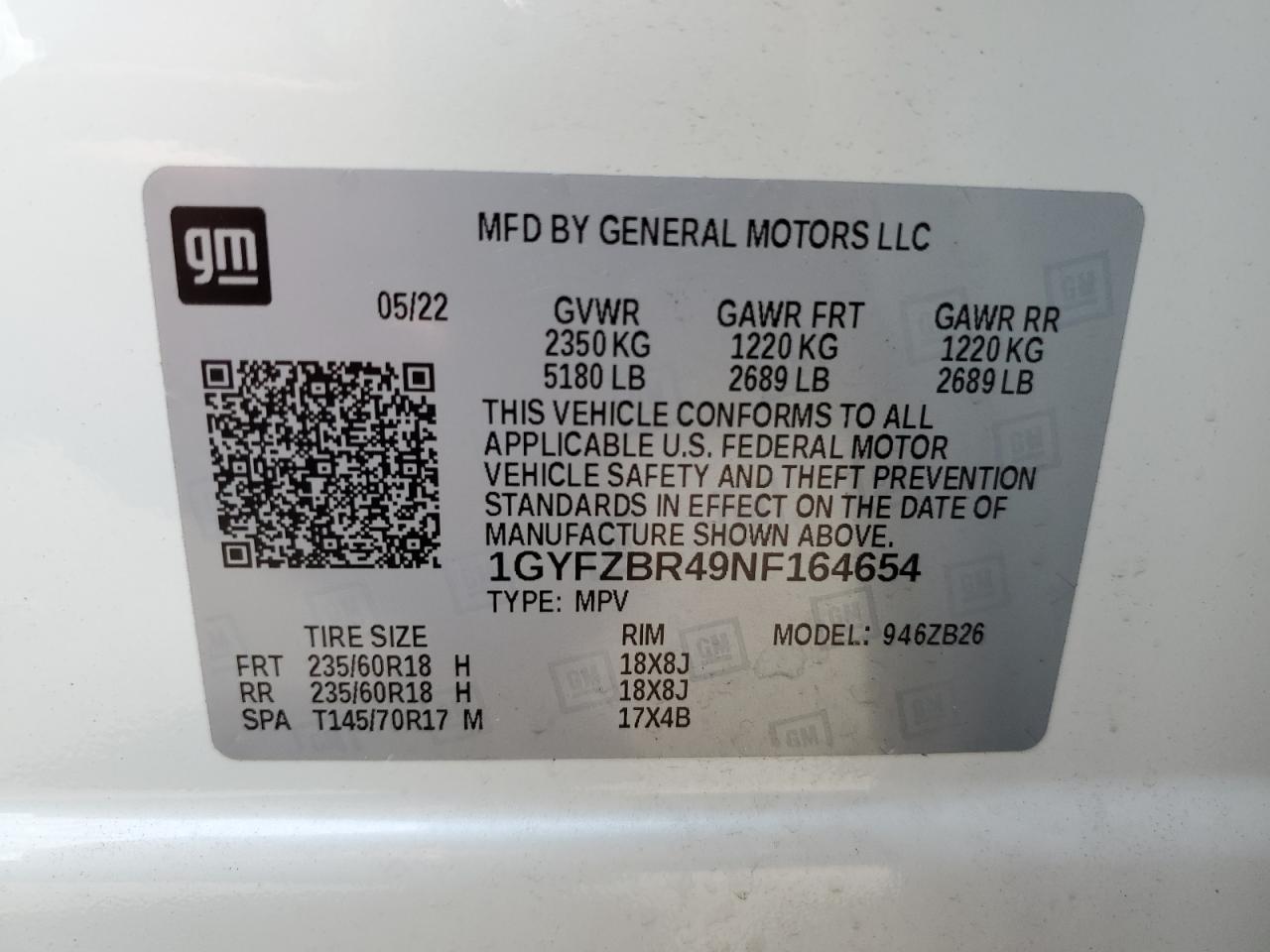 Photo 12 VIN: 1GYFZBR49NF164654 - CADILLAC XT4 