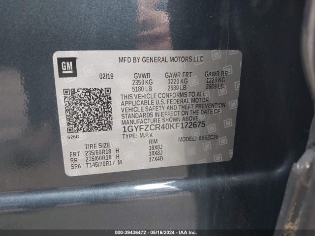 Photo 8 VIN: 1GYFZCR40KF172675 - CADILLAC XT4 