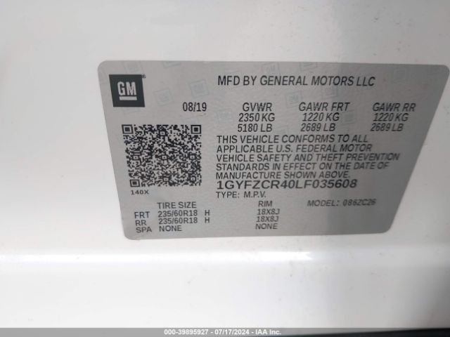 Photo 8 VIN: 1GYFZCR40LF035608 - CADILLAC XT4 