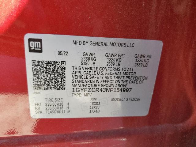 Photo 13 VIN: 1GYFZCR43NF154997 - CADILLAC XT4 PREMIU 