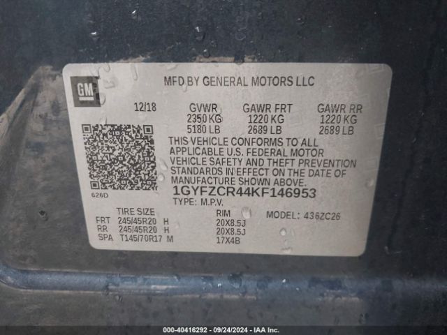 Photo 8 VIN: 1GYFZCR44KF146953 - CADILLAC XT4 