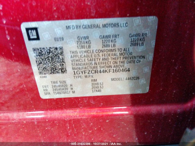 Photo 8 VIN: 1GYFZCR44KF160464 - CADILLAC XT4 