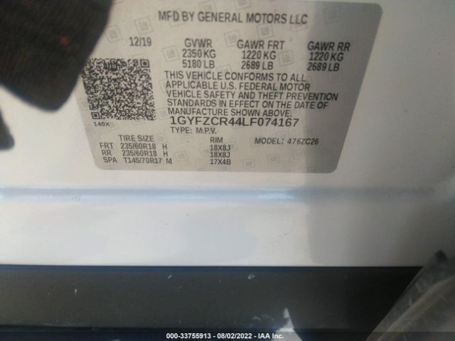 Photo 8 VIN: 1GYFZCR44LF074167 - CADILLAC XT4 