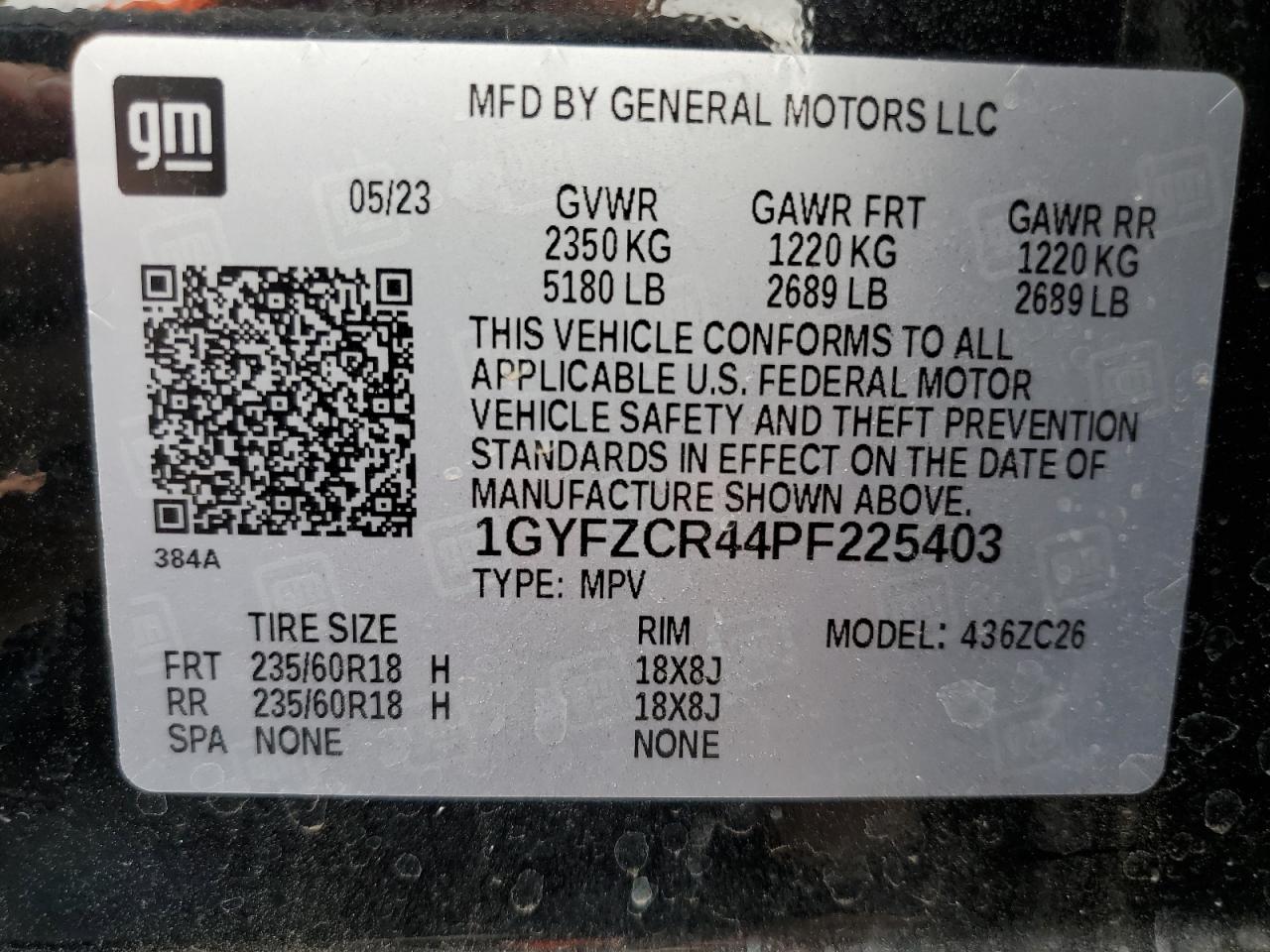 Photo 12 VIN: 1GYFZCR44PF225403 - CADILLAC XT4 