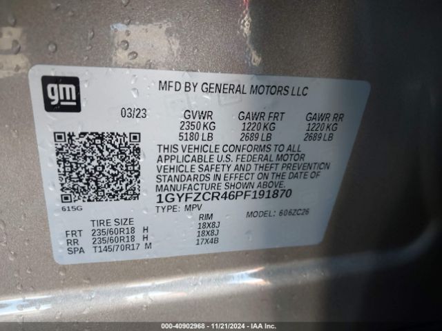 Photo 8 VIN: 1GYFZCR46PF191870 - CADILLAC XT4 